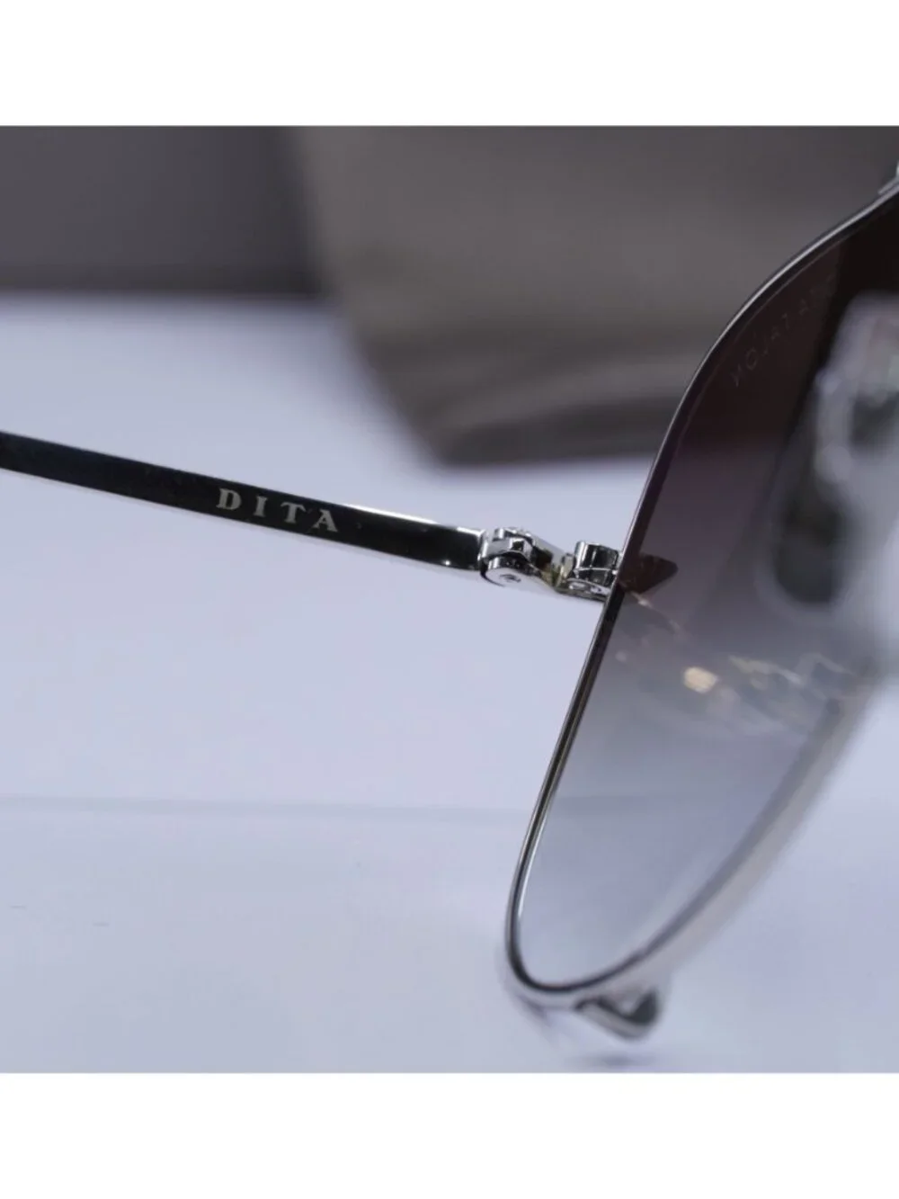 Dita TALON-23007-I-62 Aviator Sunglasses - Silver / Grey
